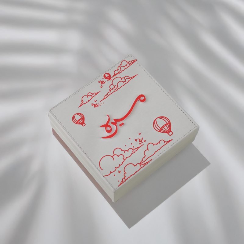 Car charms in leather box