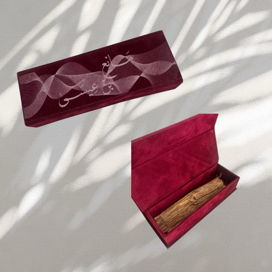 Velvet oud box